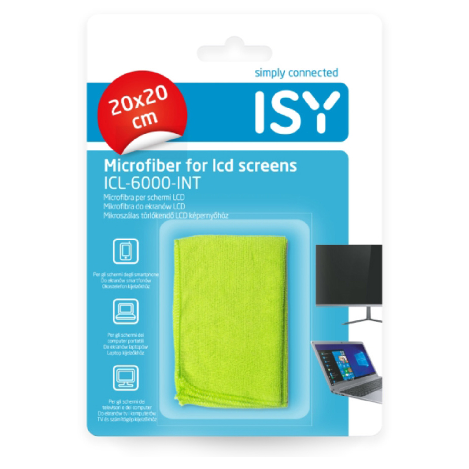 Panno Microfibra ISY Lcd20X20
