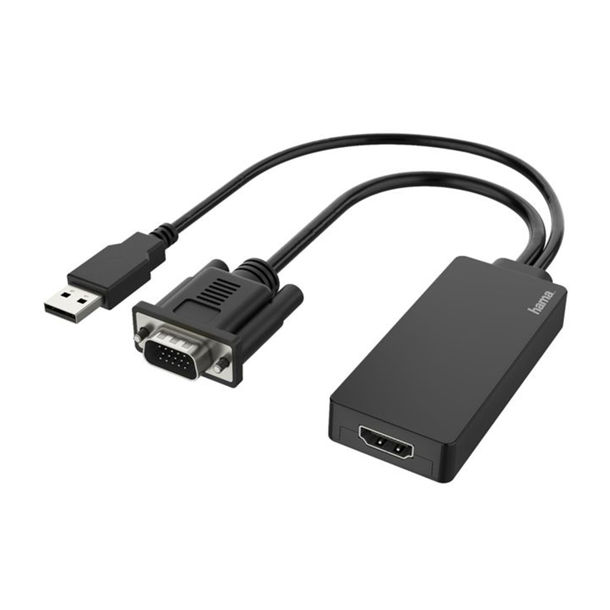 Cavetto adattatore ingresso Vga+Usb/ uscita Hdmi Hama Vga+Usb