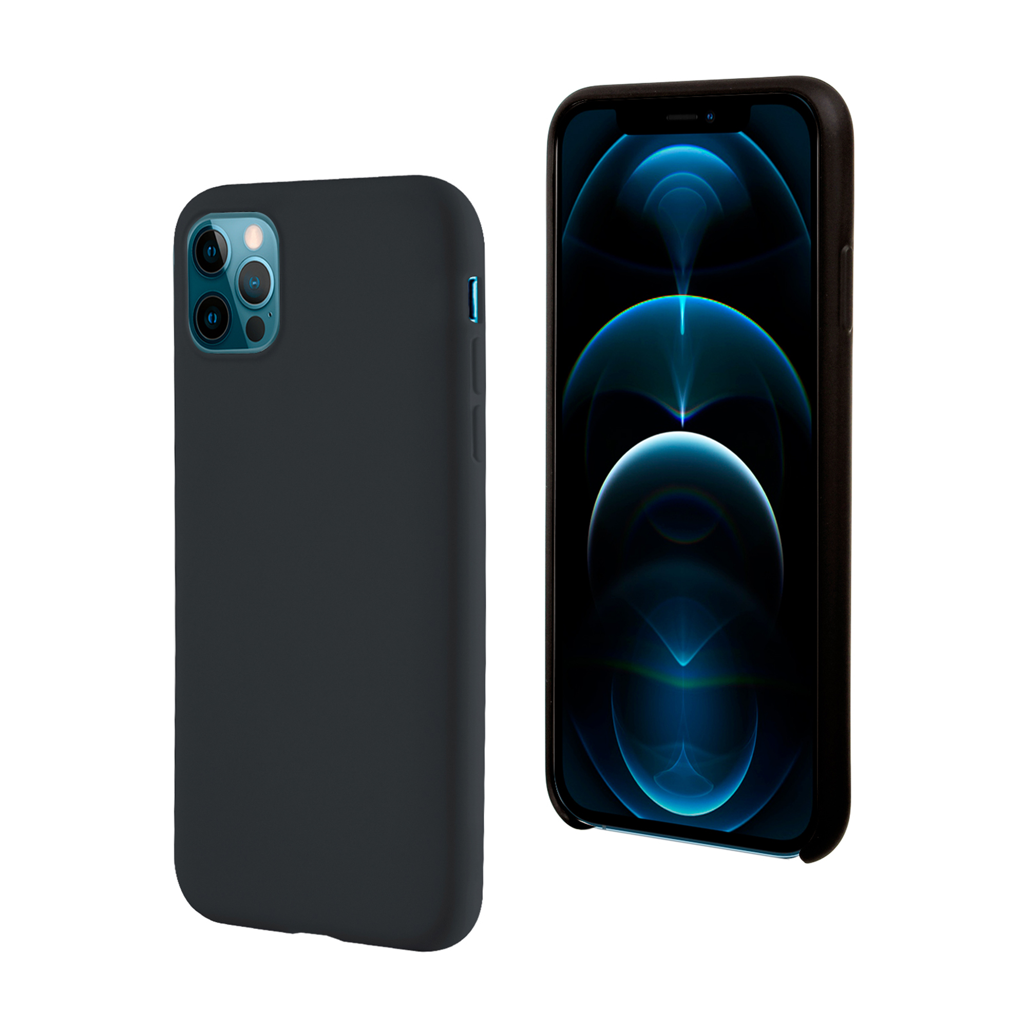 ISY Isc-0029 Cover per Iphone 12 / Pro, Nero
