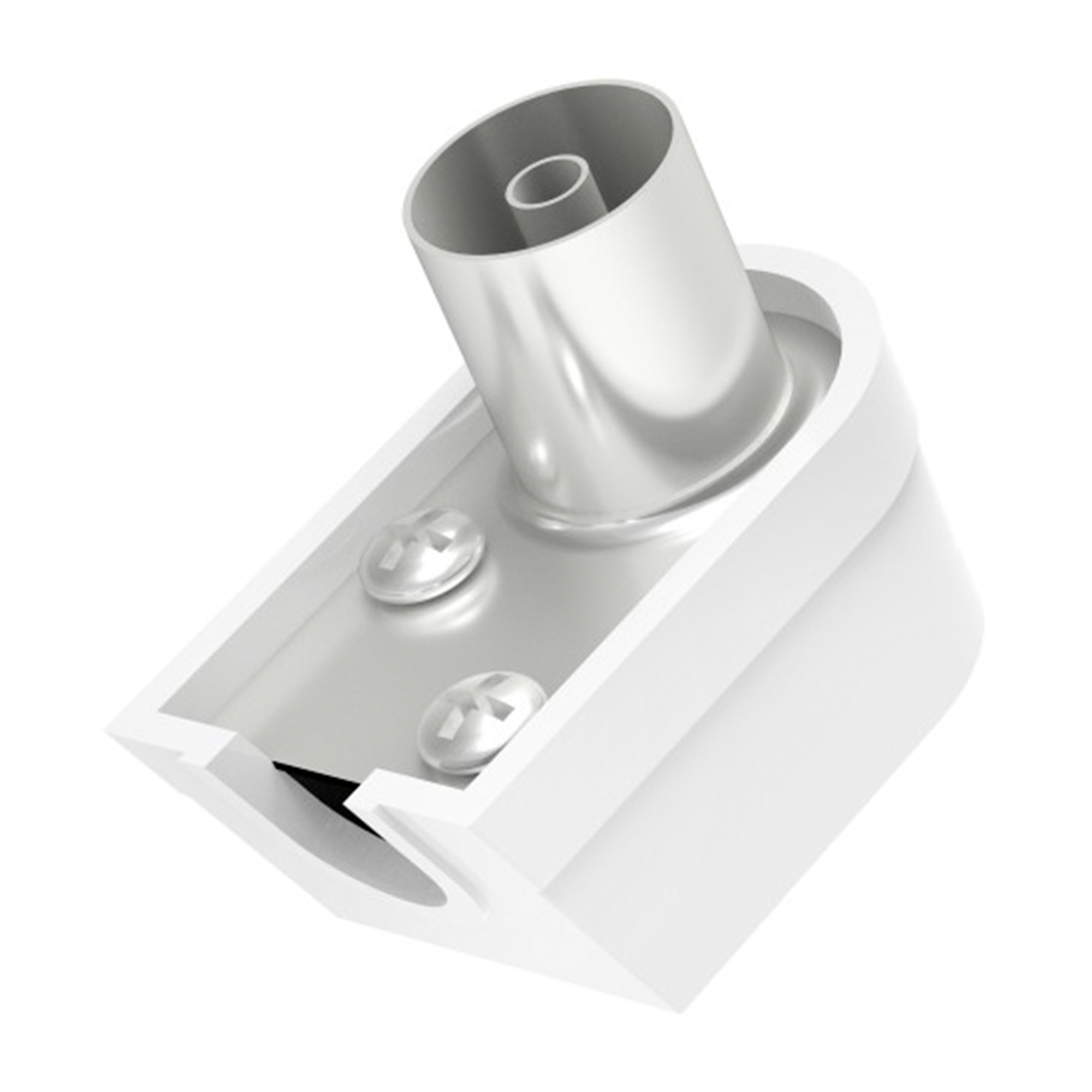 Hama Spina antenna angolare M, 6 mm, 75 Ohms, avvitabile