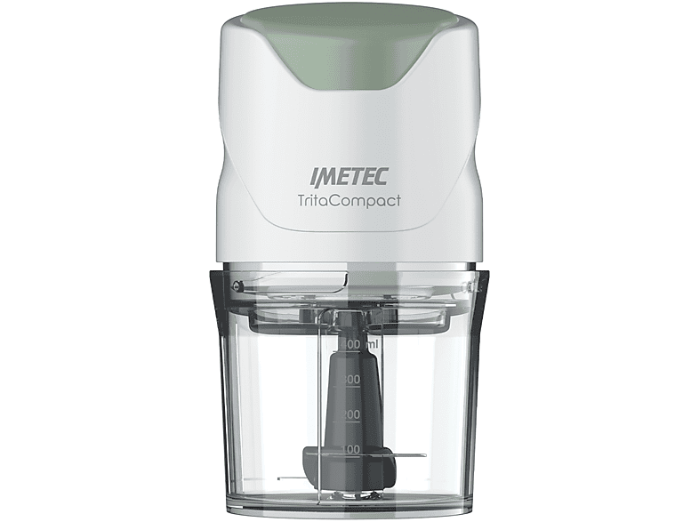 immagine di Imetec Tritacompact tritatutto, Lame in acciaio inox, Capienza contenitore 400 ml, Funzionamento a pressione, Compatto, 350 w