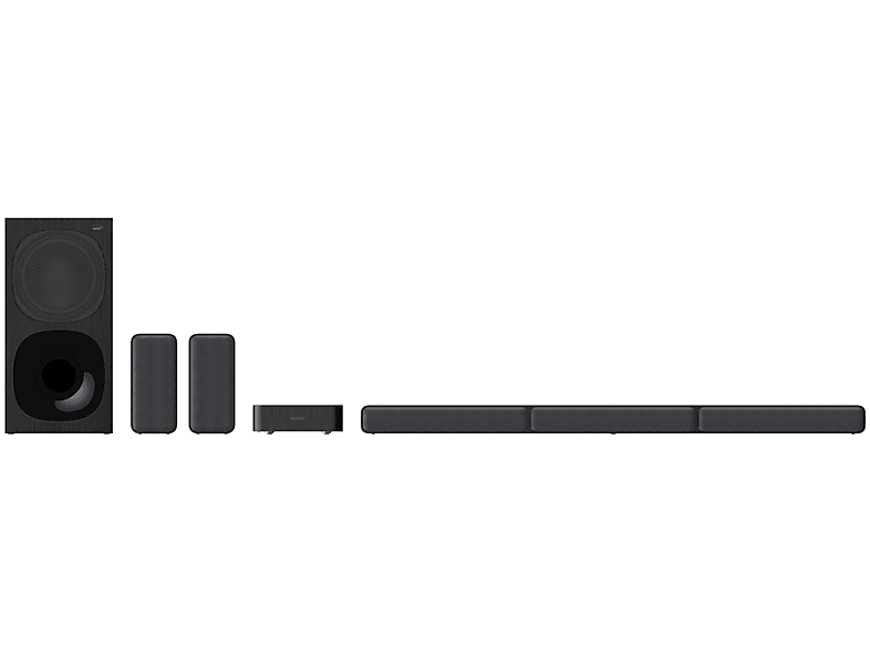 Sony HT S40R – Soundbar TV a 5.1 canali, dolby Digital, con autoparlanti  posteriori wireless (Nero)