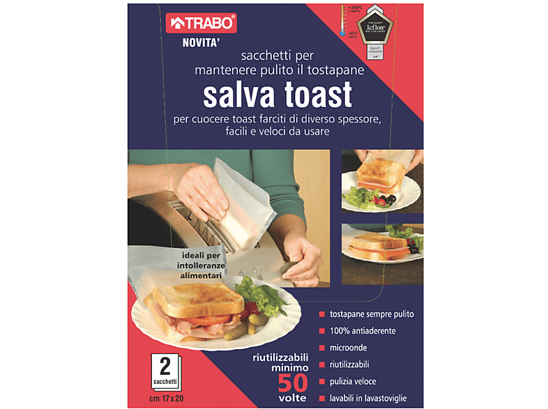 Sacchetti tostapane TRABO SALVA TOAST