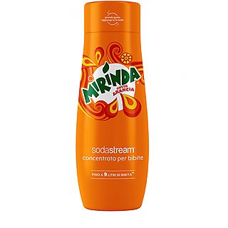 SODASTREAM Concentrato per la preparazione di bevande dissetanti gassate al gusto di Mirinda CONC. MIRINDA 440 ML, 0,63 kg