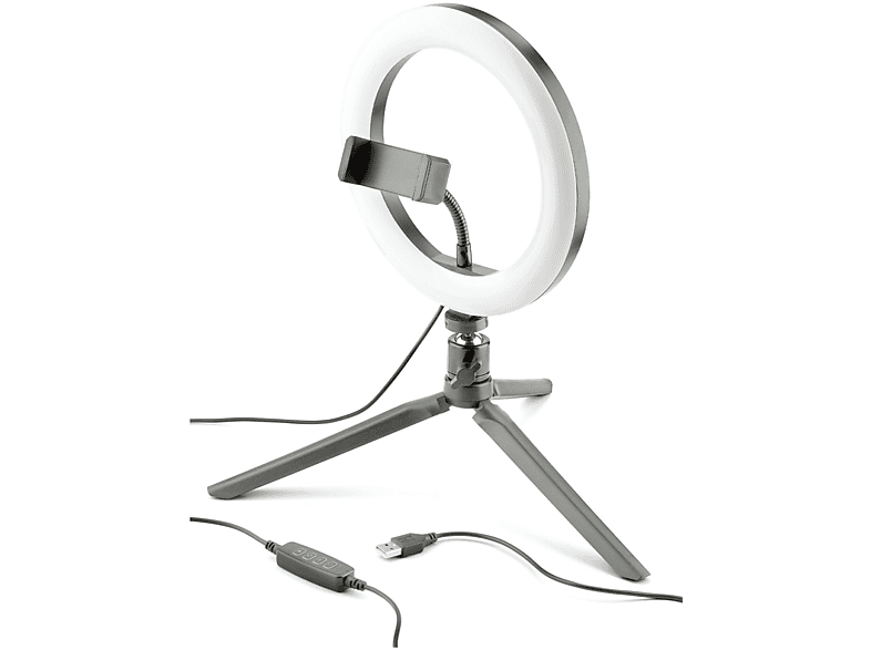 EGL-07 Clip-on Selfie Light Ring 3 Modalità di illuminazione con supporto  per telefono per