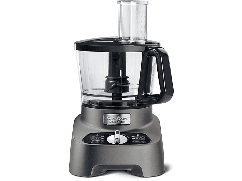 Moulinex DoubleForce Fp825E Robot DA Cucina, 1000 W, capacità ciotola 3 l, grafite