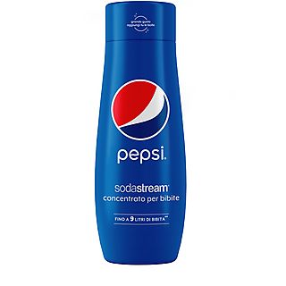 SODASTREAM Concentrato per la preparazione di bevande dissetanti gassate al gusto di Pepsi CONC. PEPSI 440 ML, 0,63 kg