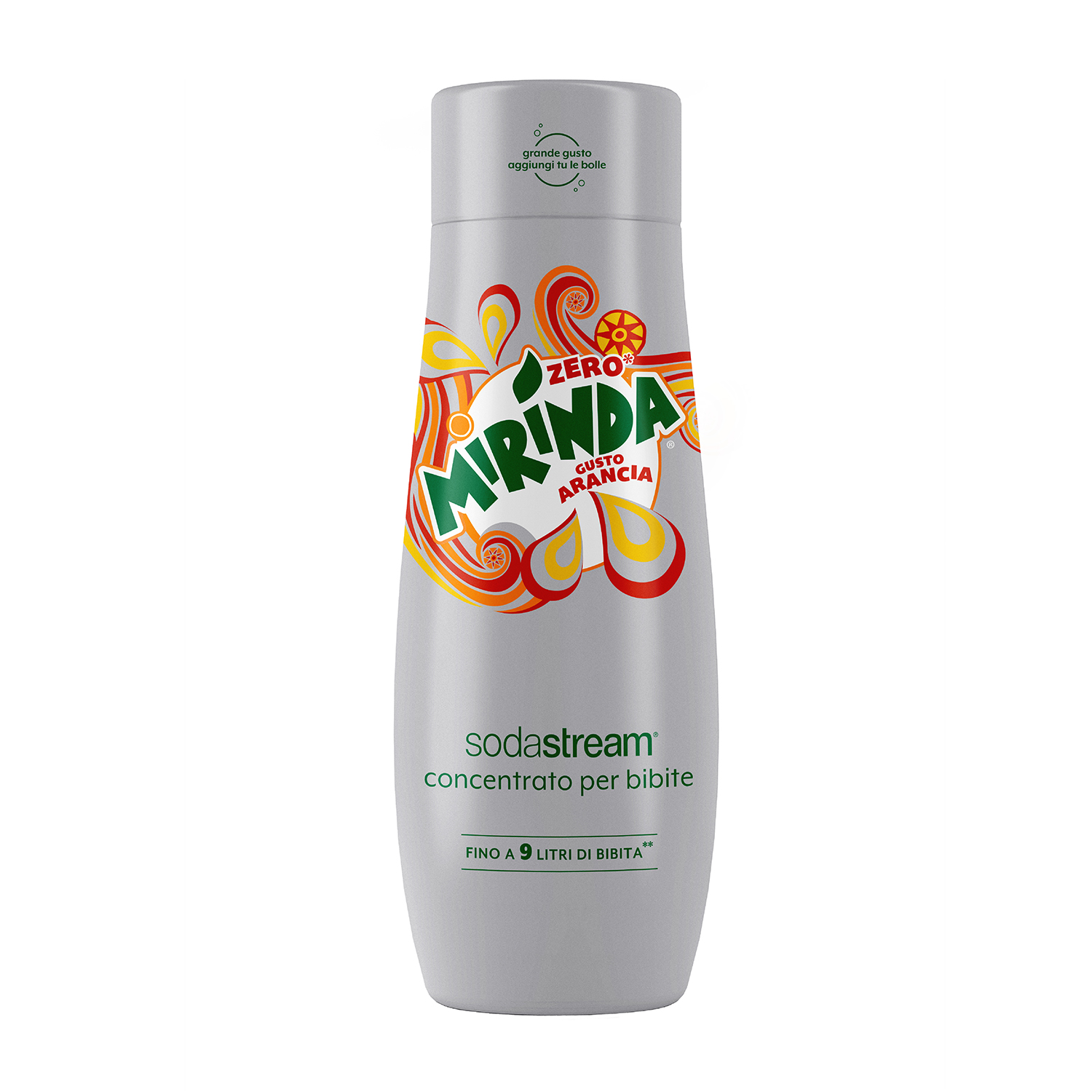 Sodastream Concentrato per la preparazione di bevande dissetanti gassate al gusto Mirinda Zero Conc. Mirinda Zero 440 ML, 0,63 kg