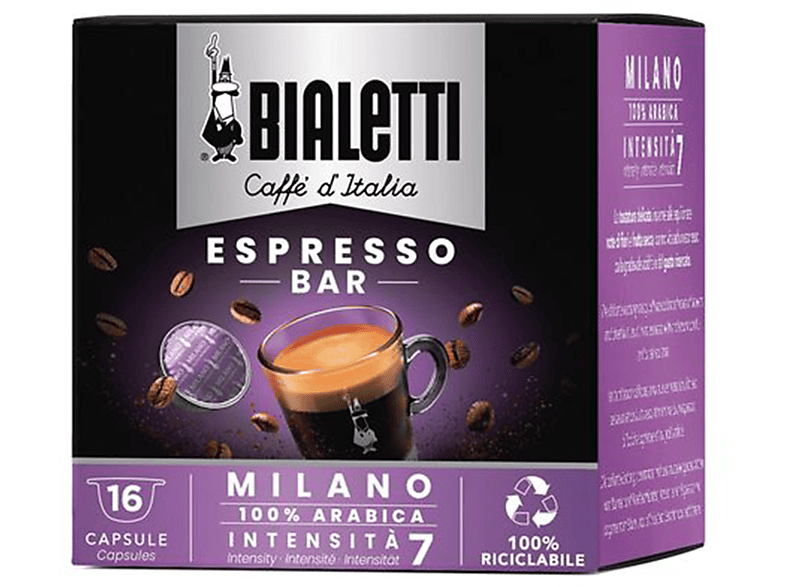 BIALETTI Capsule Espresso Milano BOX 16 CAPSULE MILANO