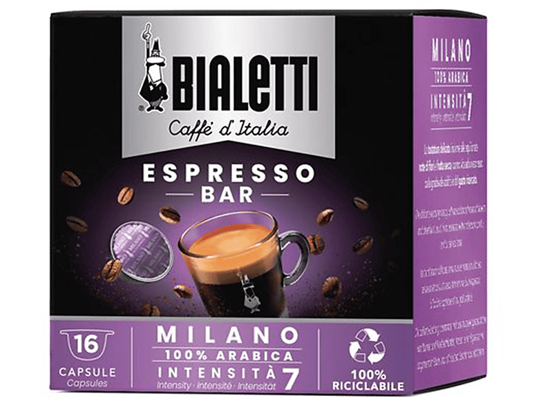 Bialetti Caffè in capsule BOX 16 Capsule Milano, Capsule Bialetti