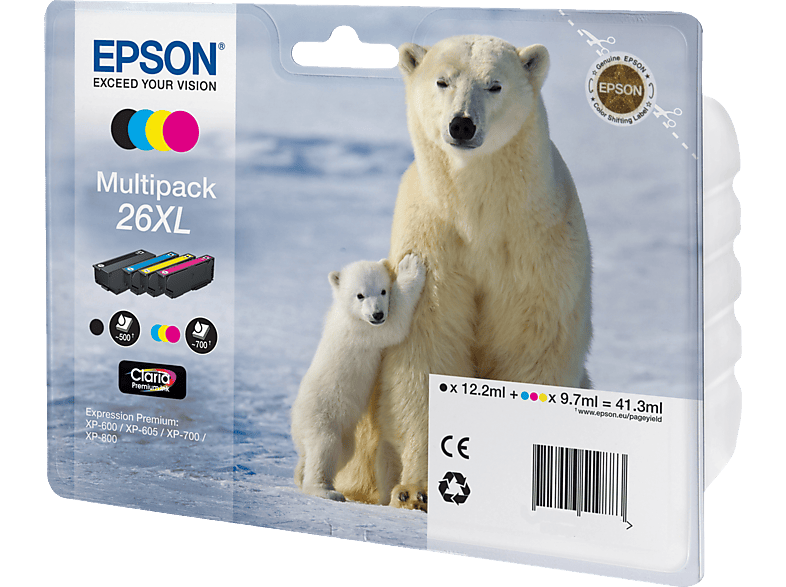 Epson Multipack Orsopolare 26Xl KIT Cartucce