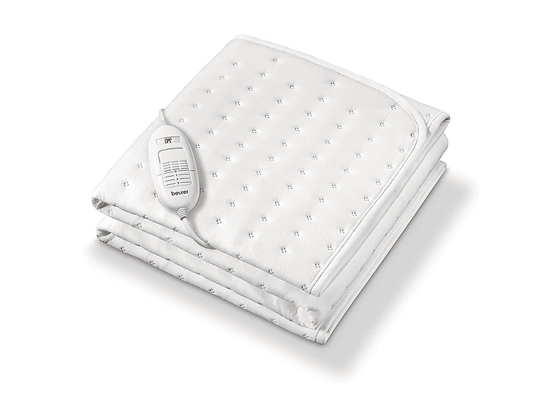 BEURER TS 19 Scaldaletto Singolo in Vello con 3 Livelli di Temperatura, Sicurezza Antisurriscaldamento, Lavabile Lavatrice, 130 x 75 cm