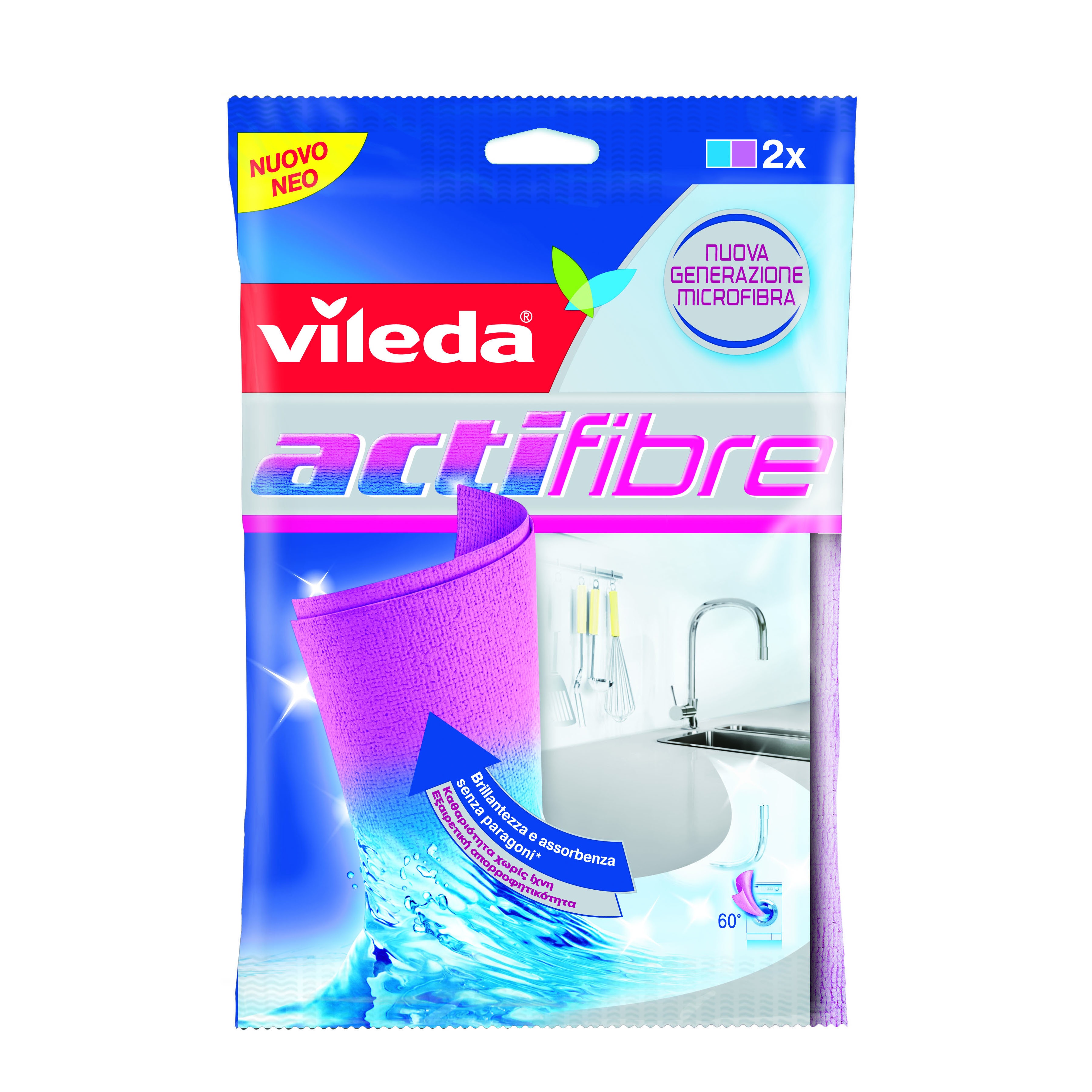 Panno DI Ricambio Vileda Actifibre