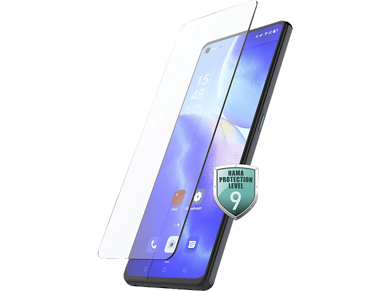 X3 HAMA Premium Crystal Oppo 5G) Lite Glass Find Displayschutz (für