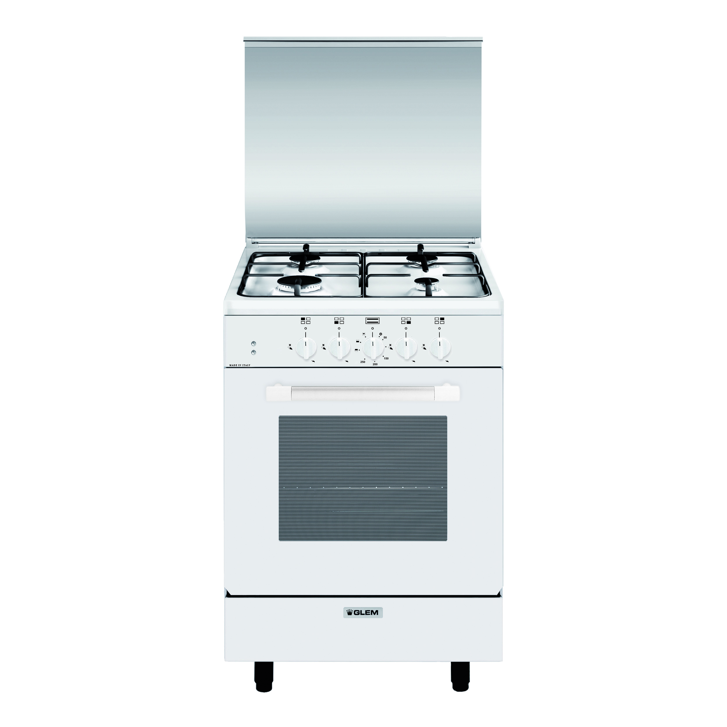Glem Cucina Am55Mx3, Piano cottura a gas, zone 4, classe A