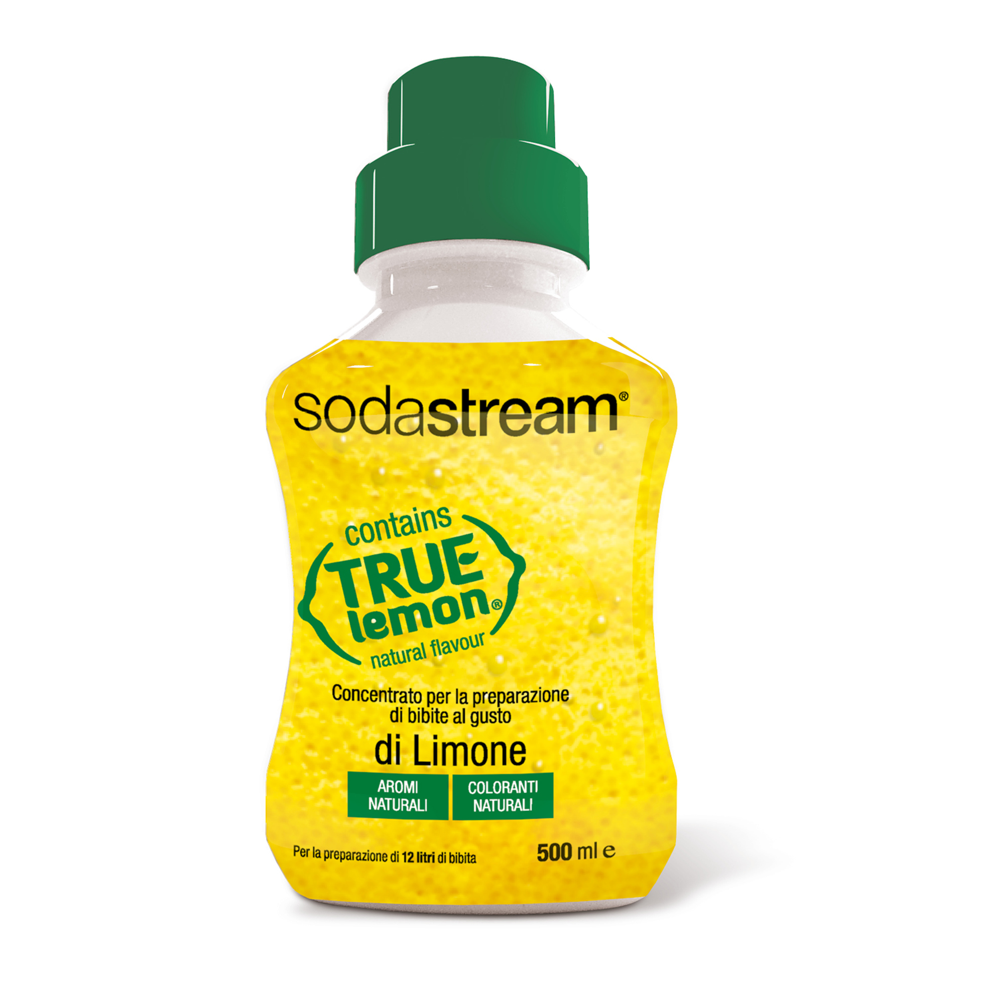 Sodastream Concentrato per la preparazione di bevande dissetanti gassate al gusto Limone True Lemon