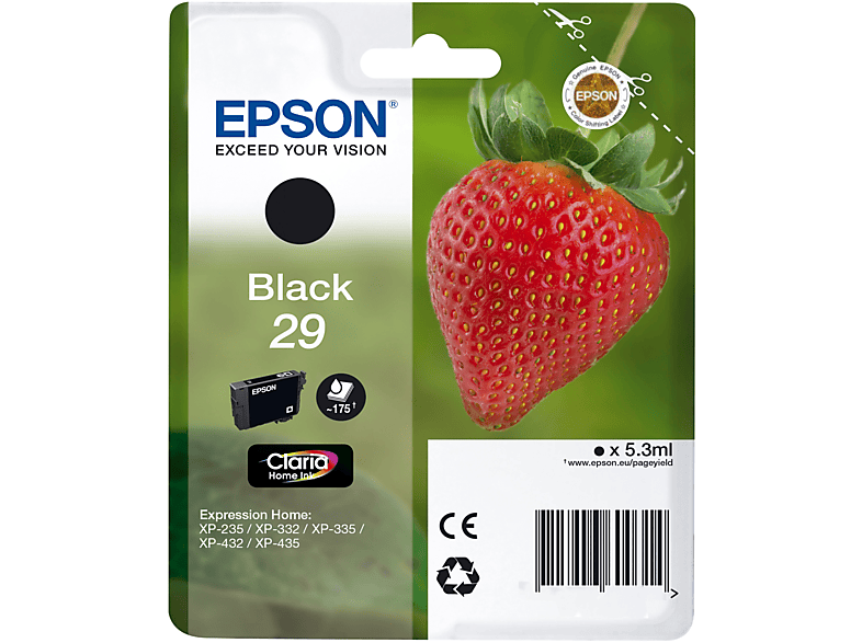 Cartuccia Epson Fragola 29 Nero