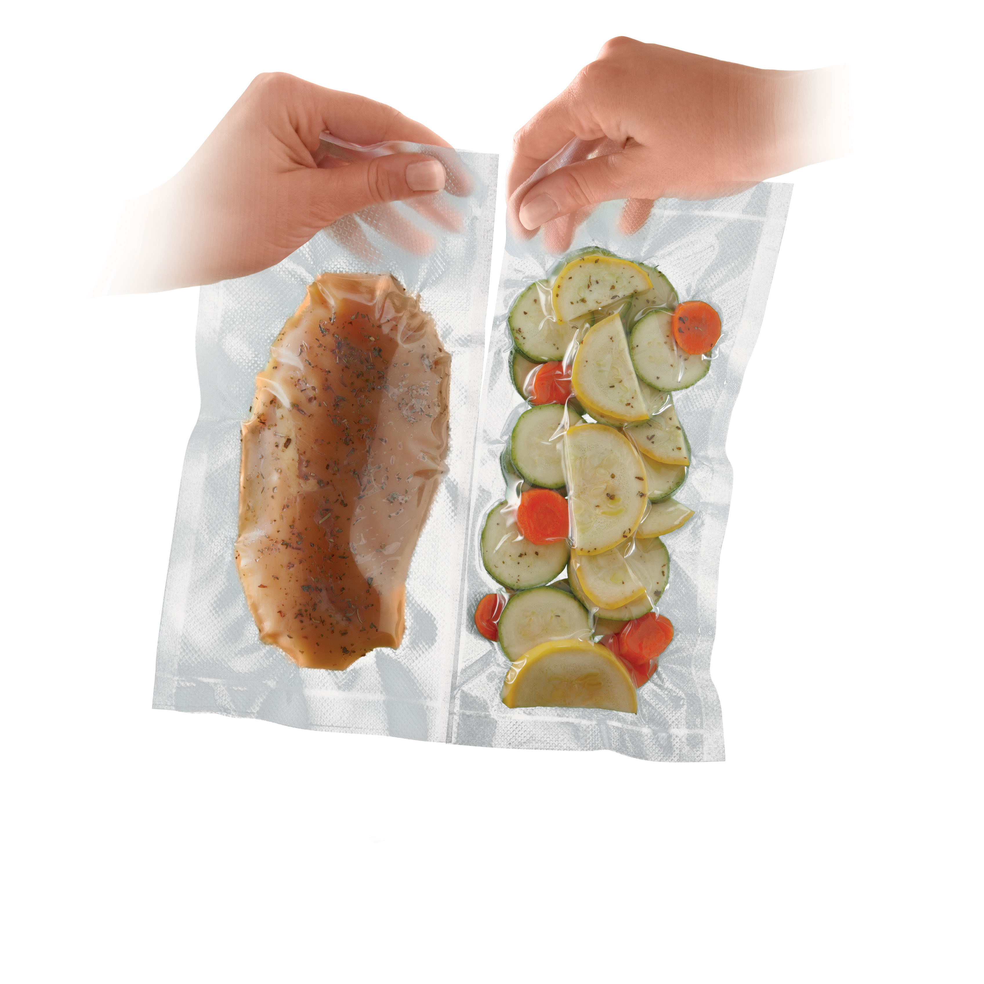Rotolo con Buste FoodSaver per sottovuoto Foodsaver Conf. 2Rot 28Cmx4,8M Porz