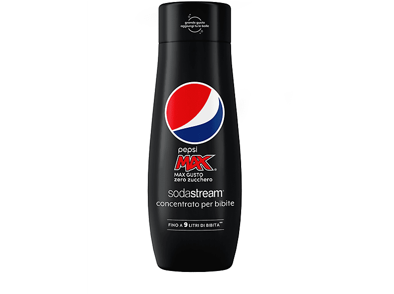 SODASTREAM Concentrato per la preparazione di bevande dissetanti gassate al  gusto di Pepsi Maxi CONC. PEPSI MAXI 440 ML, 0,49 kg