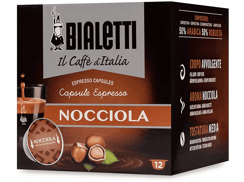 Bialetti Milano Capsule caffè Tostatura leggera 16 pz