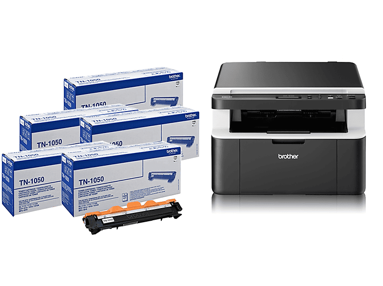 KIT Stampante + Accessori Brother Dcp1612W+5 Toner