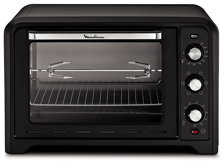 Forno Elettrico - 30 l, 1600 W, Alta Temperatura, con Timer, Doppio Vetro,  Luce Interna, Accessori, Portatile