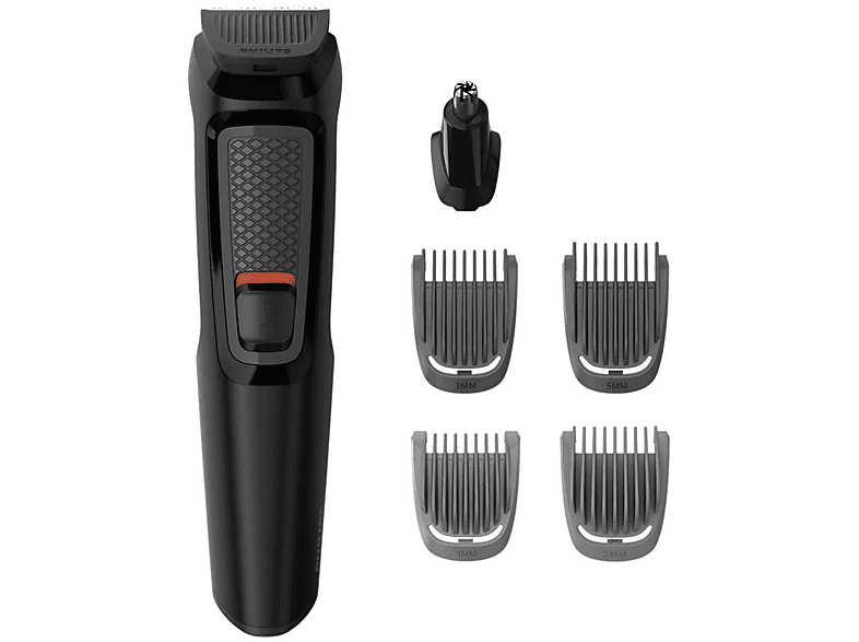 Braun Regolabarba Tagliacapelli Uomo Rasoio Incluso, Rifinitore Barba, 10  in 1, 8 Accessori, Ideale per Viso, Corpo, Orecchie e Naso, Idea Regalo