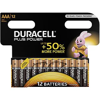 BATTERIE DURACELL B12 AAA PLUS