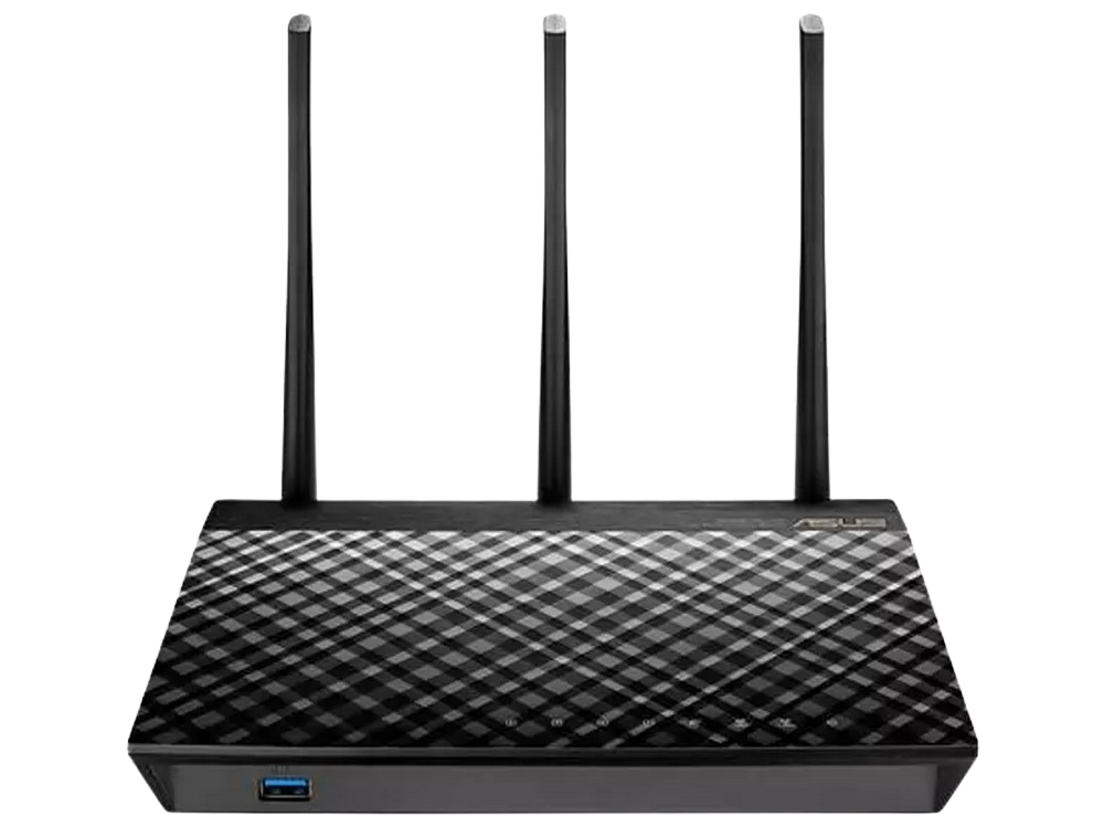 Router - ASUS RT-AC1900U, WiFi Doble Banda 802.11ac, 1900 Mbps, 4x Gigabit LAN, USB 3.0/2.0, Negro