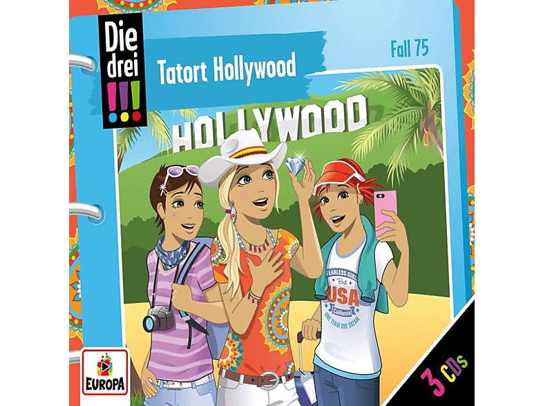 Die Drei ??? - Folge 75: Tatort Hollywood - (CD)