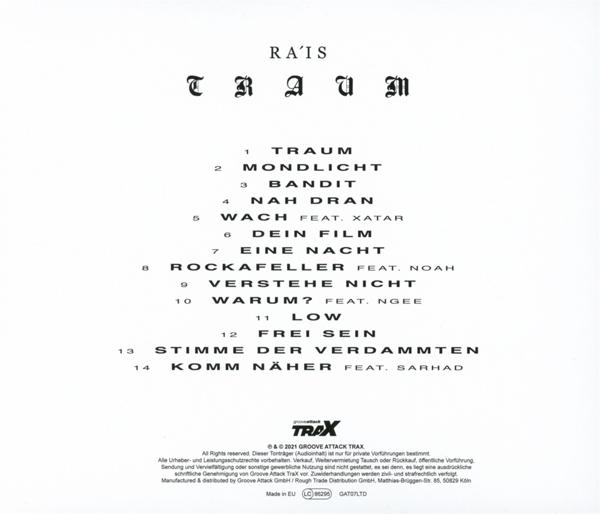 Ra'is - Limited Traum Deluxe Bundle  - (CD + Merchandising)