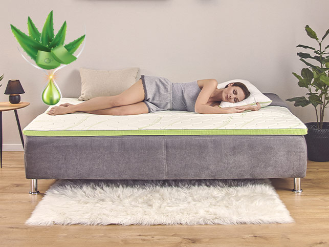 DORMEO Aloe Vera 5 zónás fedőmatrac, 140X200cm (110070374)
