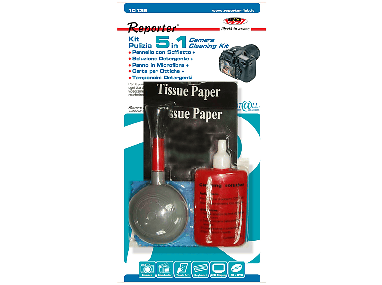 Reporter Kit Pulizia Reporter 4 in 1 art.10142 2306300000091 8011462101428