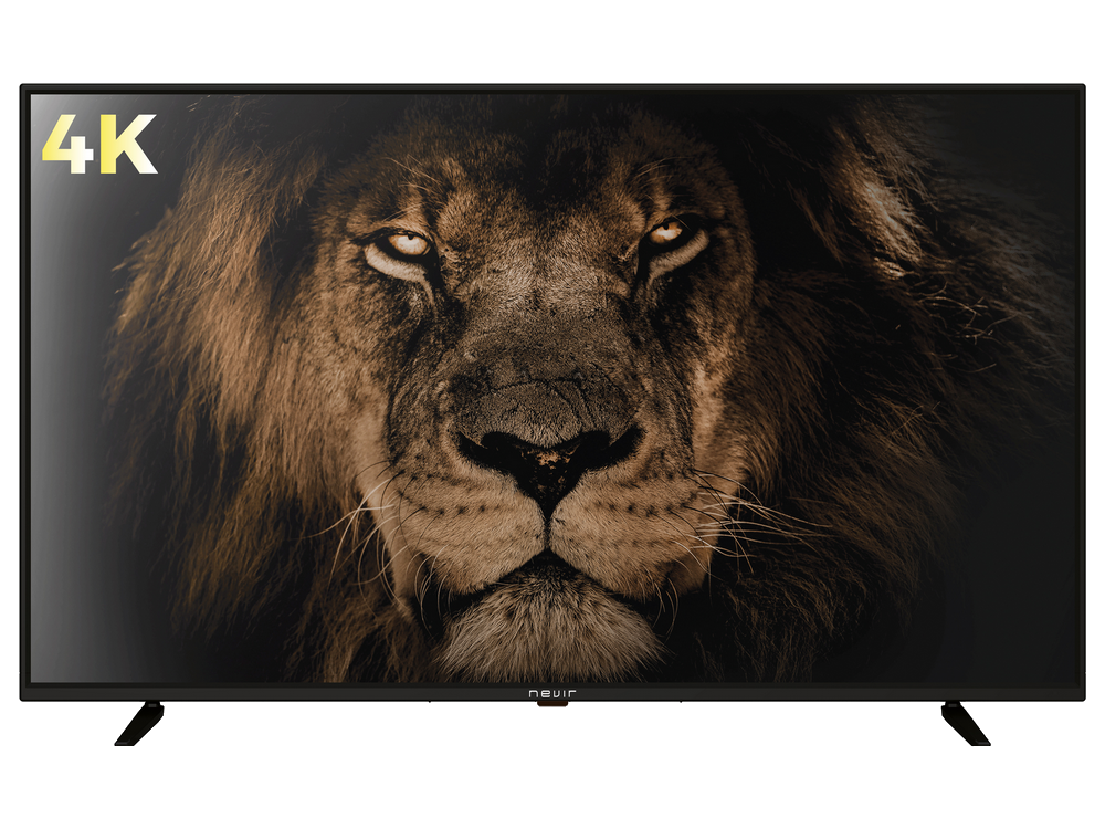 TV LED 43" - Nevir NVR-8070-434K2S-SMA-N, UHD 4K, Smart TV, WiFi, Modo hotel, DVB-S, Android, Negro