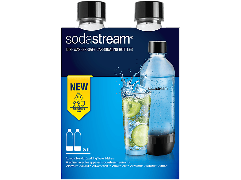 SodaStream One Touch, Gasatore d'acqua frizzante elettrico dal