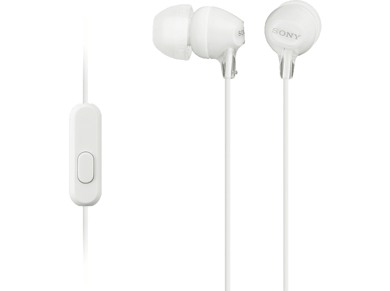SONY MDR-EX15APW AURICOLARI, BIANCO
