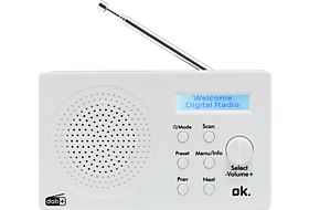 LENCO DAR-017WH - Radiowecker DAB+,Tischradio,Tragbares Radio, DAB, DAB+, FM,  Bluetooth, Holz | SATURN