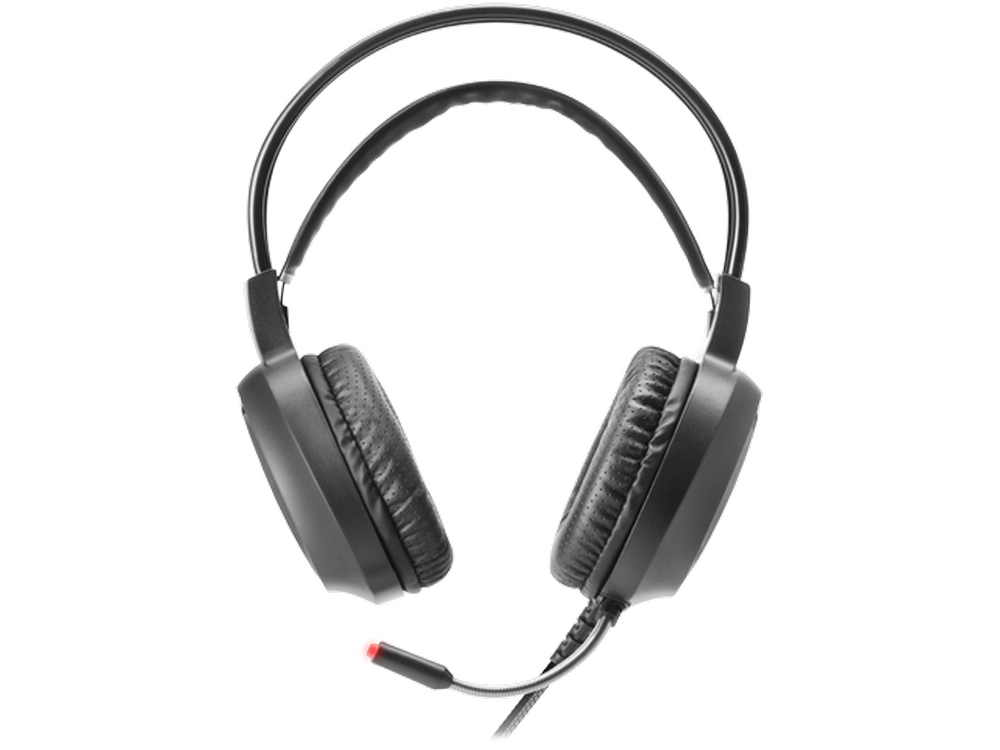 Auriculares gaming - Mars gaming MH2201, Diadema, Multiplataforma, RGB Flow, Micrófono, Jack 3.5 mm, Negro