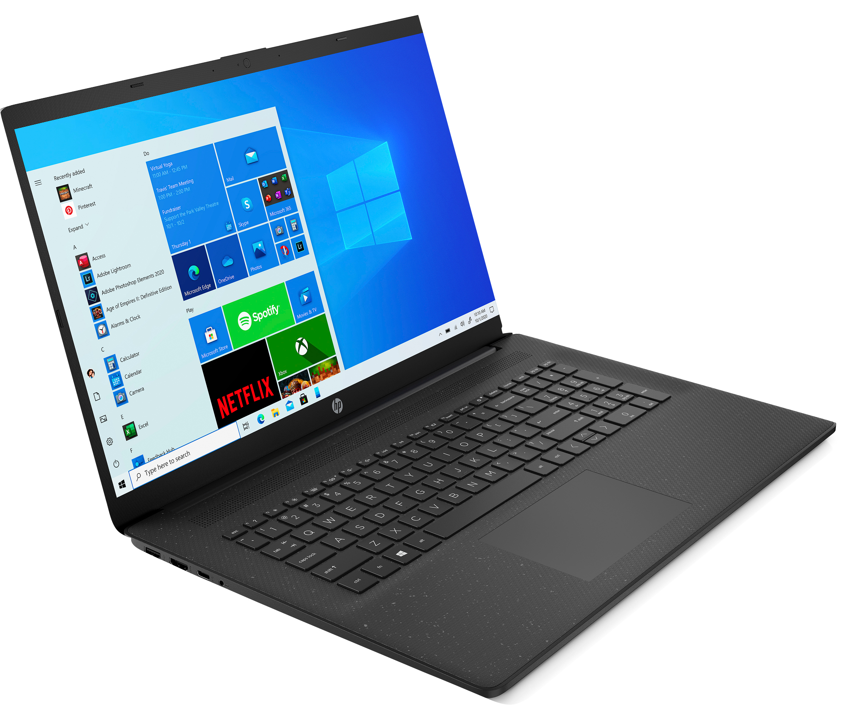 HP 17-cn0334ng - 17,3 Zoll - Intel® Core™ i3 i3-1125G4 - 8 GB - 512 GB - Intel® UHD Graphics - Windows 10 Home (64 Bit)
