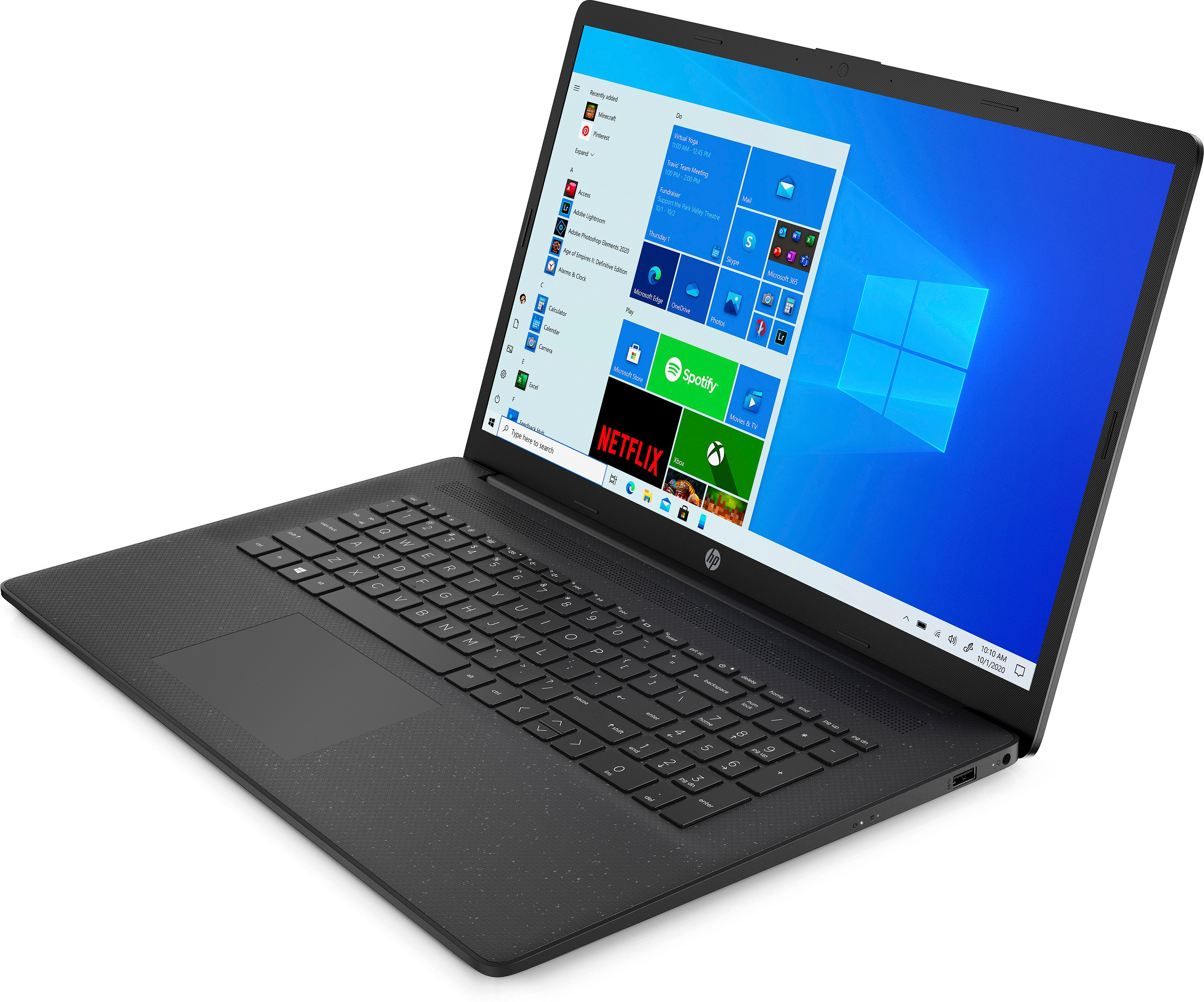 HP 17-cn0334ng - 17,3 Zoll - Intel® Core™ i3 i3-1125G4 - 8 GB - 512 GB - Intel® UHD Graphics - Windows 10 Home (64 Bit)