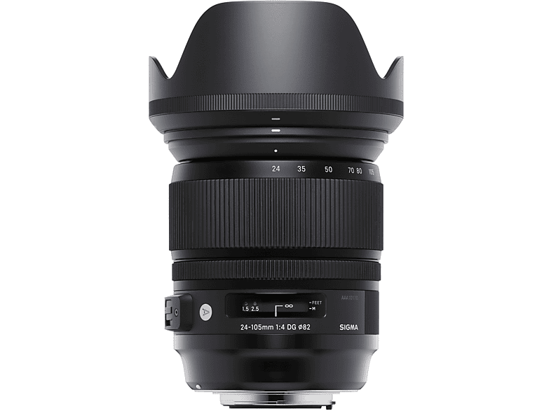 Obiettivo Sigma 24-105/4.0(A)Os HSM Nikon Zoom da viaggio, compatibilità Nikon F-Mount