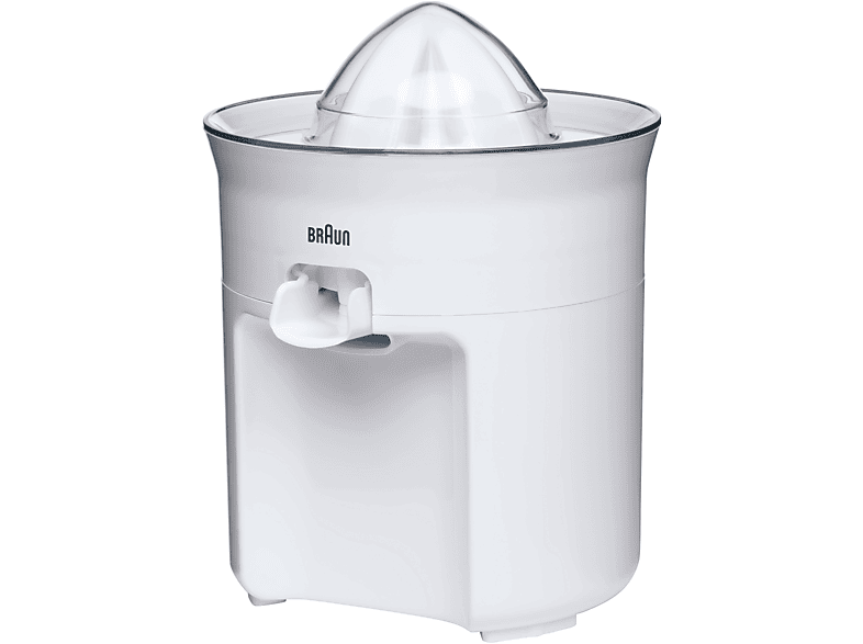 Braun CJ3050WH Spremiagrumi, Avvio e Arresto Automatici, Base  Antiscivolo,Coperchio di Protezione, Sistema Direct Serve,Antigoccia,  Sistema a Pressione, Bianco : : Casa e cucina