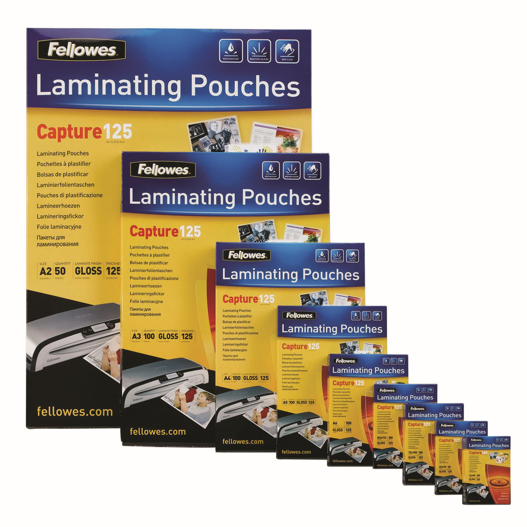 Acc. PER Plastificatrici Fellowes Cf100 Buste Plast.125Mya4