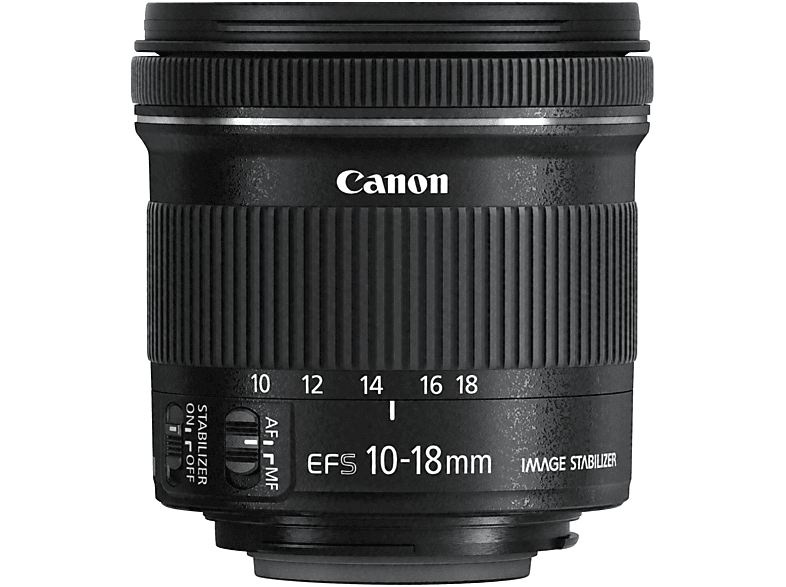 Obiettivo Canon Ef-S10-18Mm F4.5-5.6Isstm Zoom standard, compatibilità Canon EF-S-Mount