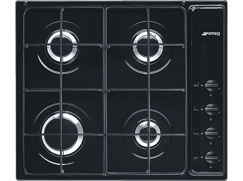 Piano Cottura Smeg S64Sn, 4 zone cottura, 58,5 cm x 50