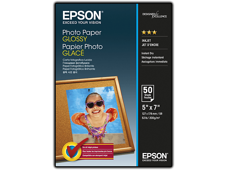 Epson Carta Fotog Lucida 13X18