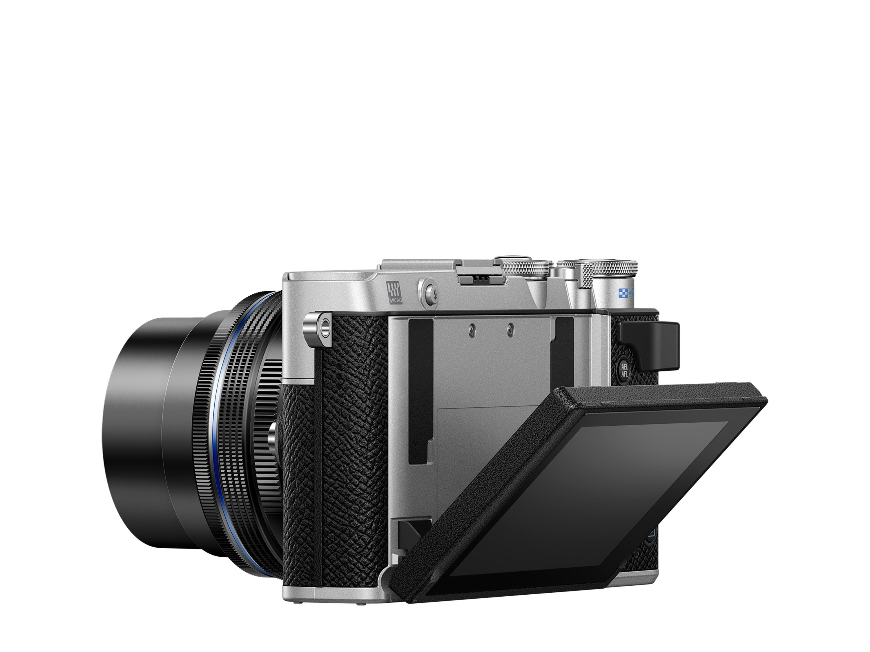 OLYMPUS E-P 7 Kit Systemkamera mit Objektiv 14-42 mm, 7,6 cm Display Touchscreen, WLAN