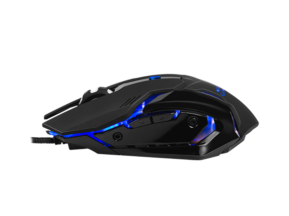 Pack gaming - Mars Gaming Combo MCP118, Multiplataforma, Gaming, Iluminación RGB, Negro + Alfombrilla