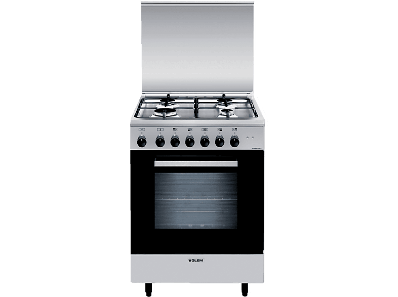 Glem Cucina Am654Mi6, Piano cottura a gas, zone 4, classe A