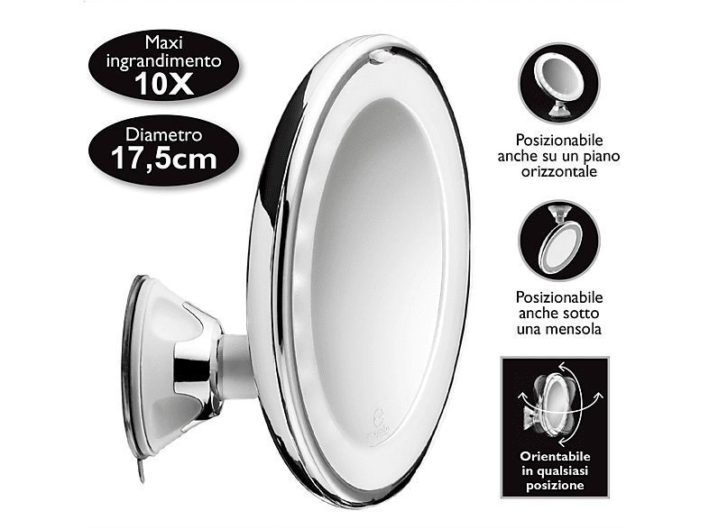 Specchio Bifocale Macom Swingo